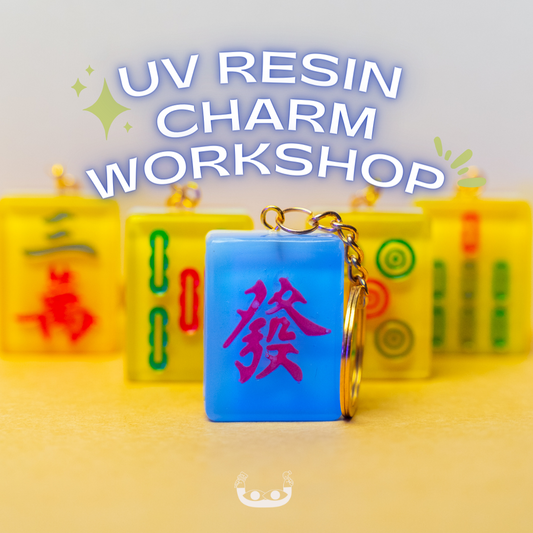 UV Resin Mahjong Charm Workshop